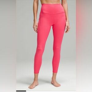 Lululemon align  high waisted leggings coral 6